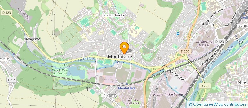 localisation de l'entreprise ASSOCIATION REPUBLIQUE DEMOCRATIQUE DU CONGO SOLIDARITE DE FRANCE (ARDCSF)  MONTATAIRE