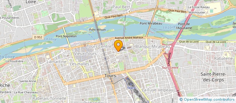 localisation de l'entreprise ASSOCIATION RESCUE à TOURS