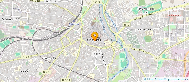 localisation de l'entreprise ASSOCIATION RESEAU DES VILLES JEAN MOULIN à CHARTRES