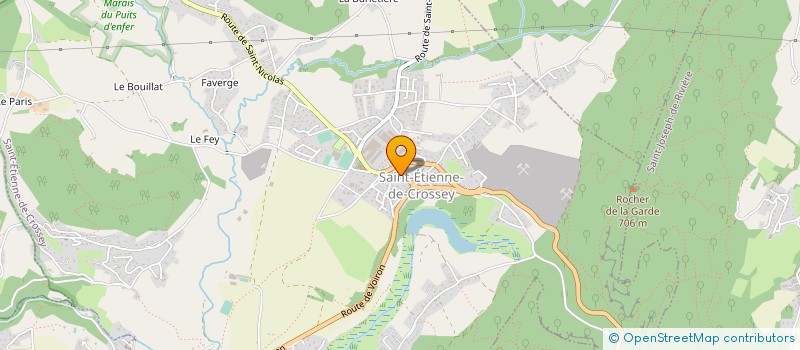 localisation de l'entreprise ASSOCIATION RESEAU ECOBATIR  SAINT-AUPRE