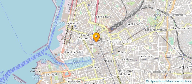 localisation de l'entreprise ASSOCIATION RESEAU ET AVENIR (AREA) à MARSEILLE