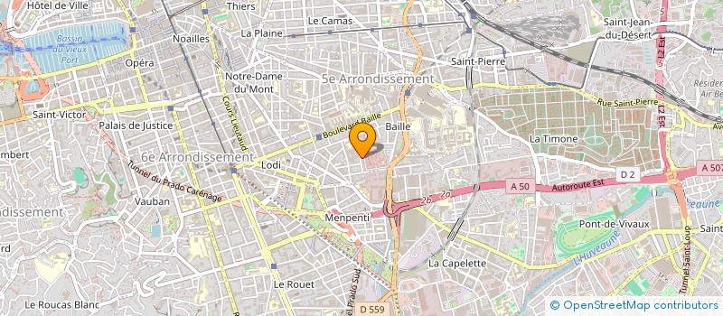 localisation de l'entreprise ASSOCIATION RESEAU MOUVANCE à MARSEILLE