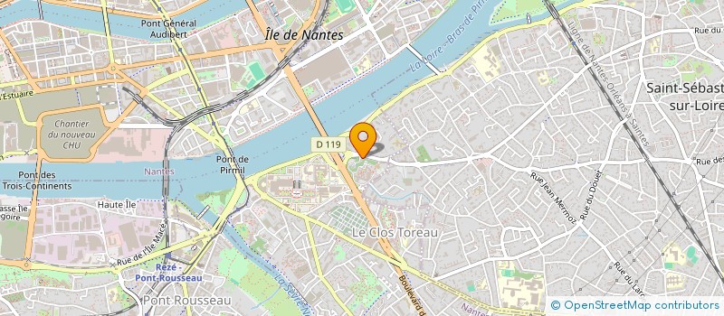 localisation de l'entreprise ASSOCIATION RESEAU ONCO PAYS DE LA LOIRE à NANTES