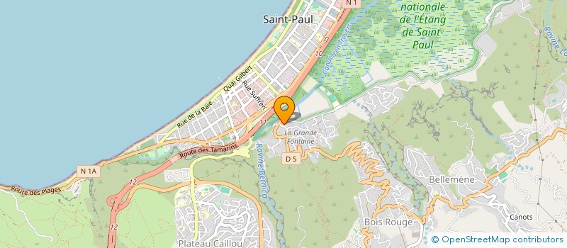 localisation de l'entreprise ASSOCIATION RESEAU OTE à SAINT-PAUL