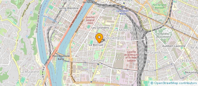 localisation de l'entreprise ASSOCIATION RESEAU RESSOURCES (A.R.R)  VILLEURBANNE