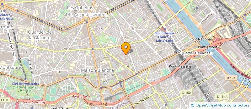 localisation de l'entreprise ASSOCIATION RESEAU TREIZE à PARIS