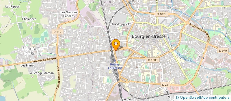 localisation de l'entreprise ASSOCIATION RESEAUX ECHANGES SOLIDARITE à BOURG-EN-BRESSE