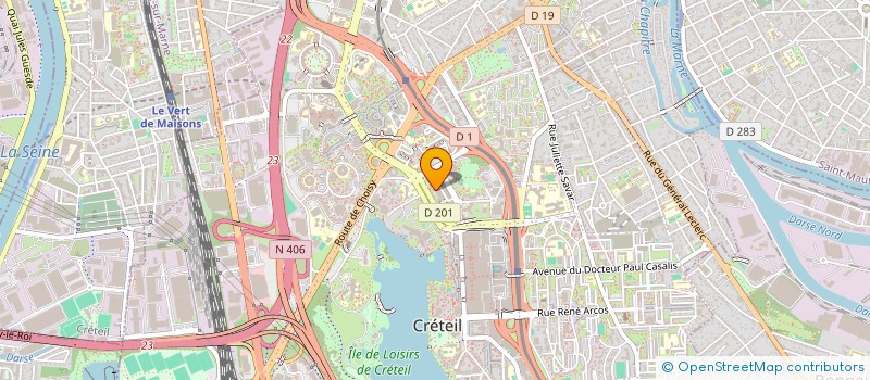 localisation de l'entreprise ASSOCIATION RESEAUX EST à CRETEIL