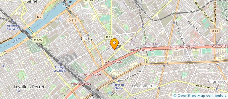 localisation de l'entreprise ASSOCIATION RESEDA à CLICHY