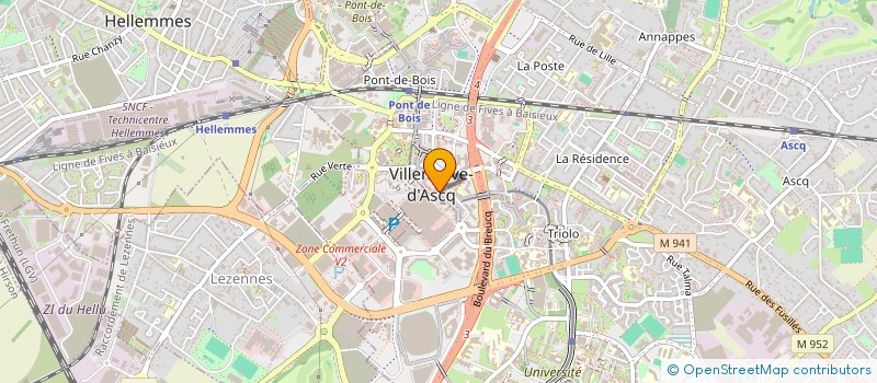 localisation de l'entreprise ASSOCIATION RESIDENCE ALLENDE  VILLENEUVE-D'ASCQ