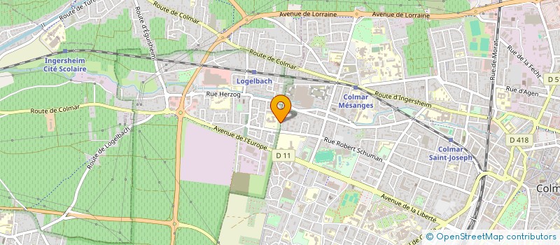 localisation de l'entreprise ASSOCIATION RESONANCE  WINTZENHEIM