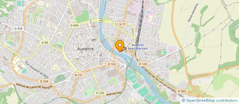 localisation de l'entreprise ASSOCIATION RESONANCES à AUXERRE