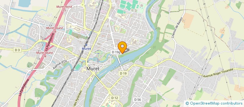 localisation de l'entreprise ASSOCIATION RESPIR & MOVE ON à MURET