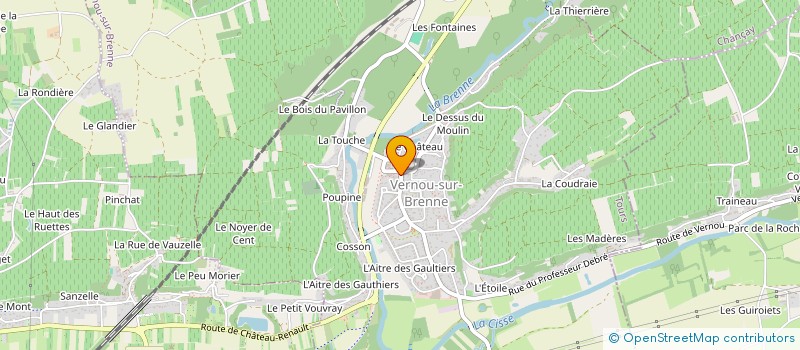 localisation de l'entreprise ASSOCIATION RESPIRE !  VERNOU-SUR-BRENNE