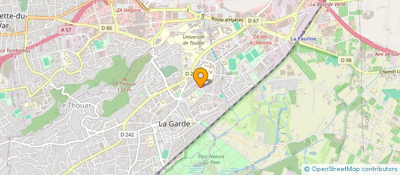 localisation de l'entreprise ASSOCIATION RESSOURCE  LA GARDE