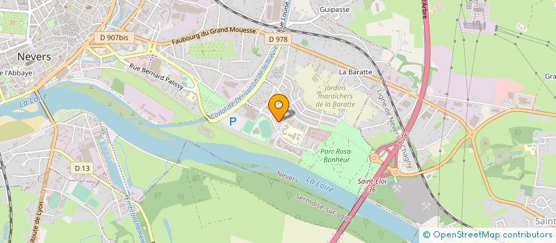 localisation de l'entreprise ASSOCIATION RESSOURCES à NEVERS
