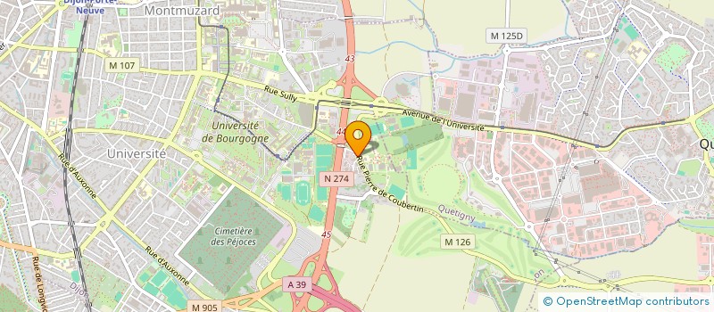 localisation de l'entreprise ASSOCIATION RESSOURCES à DIJON