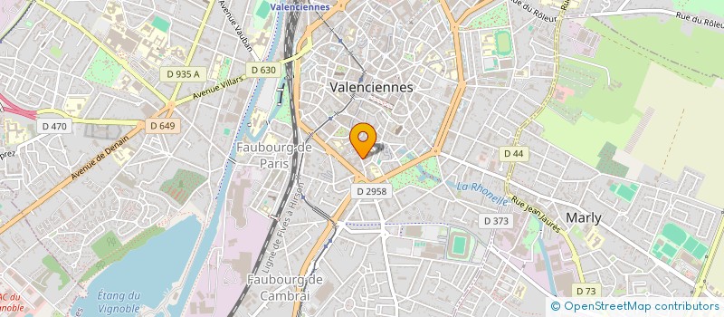 localisation de l'entreprise ASSOCIATION RESTAURATION DE LA CHAPELLE ET DE LA VIERGE MARIE IMMATRICULEE  VALENCIENNES