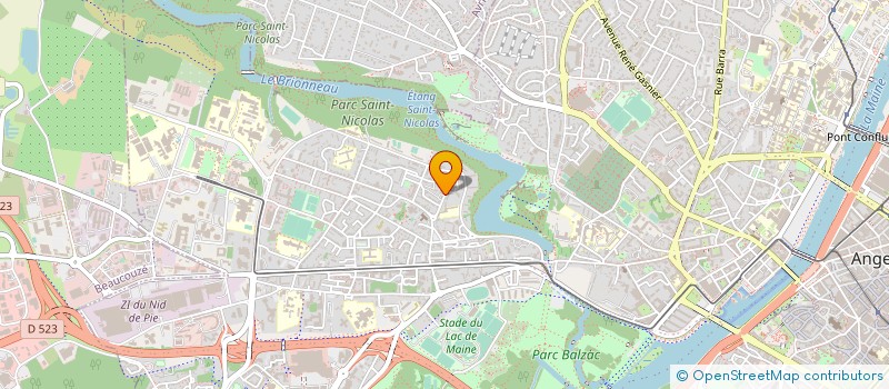 localisation de l'entreprise ASSOCIATION RESTO TROC à ANGERS