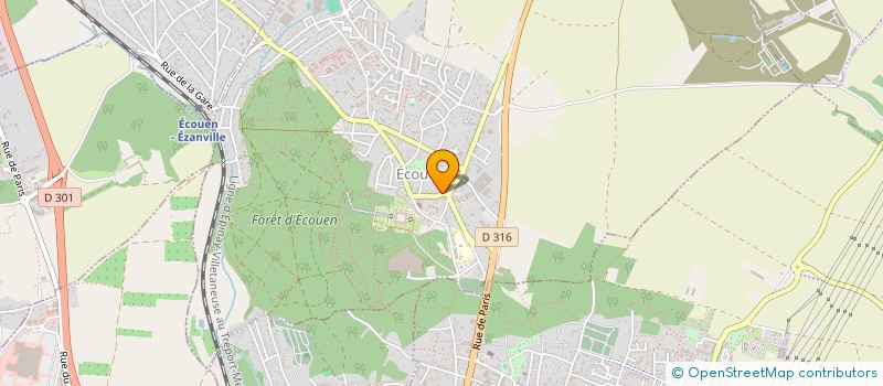 localisation de l'entreprise ASSOCIATION RETRAITE A DOMICILE à ECOUEN