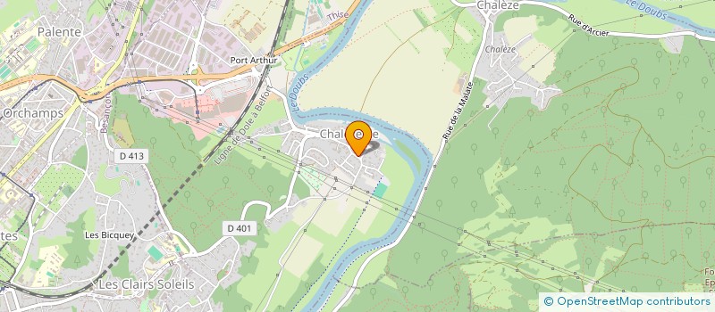 localisation de l'entreprise ASSOCIATION REUNI SONS  CHALEZEULE