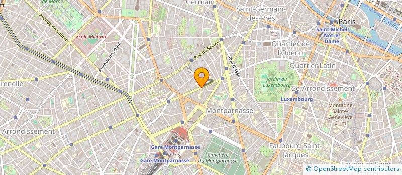 localisation de l'entreprise ASSOCIATION REUNION ETUDIANTS FORUM  PARIS