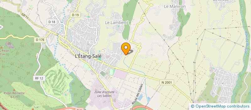 localisation de l'entreprise ASSOCIATION REUNIONNAISE DE NEURO-ORTHOPEDIE ET DU HANDICAP  L'ETANG-SALE