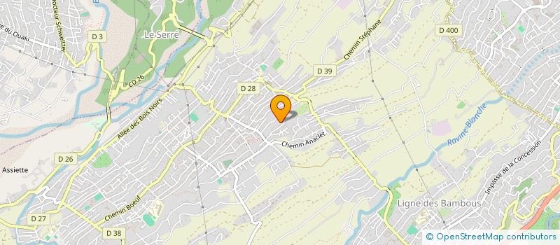 localisation de l'entreprise ASSOCIATION REUNIONNAISE DE YOGA  SAINT-PIERRE