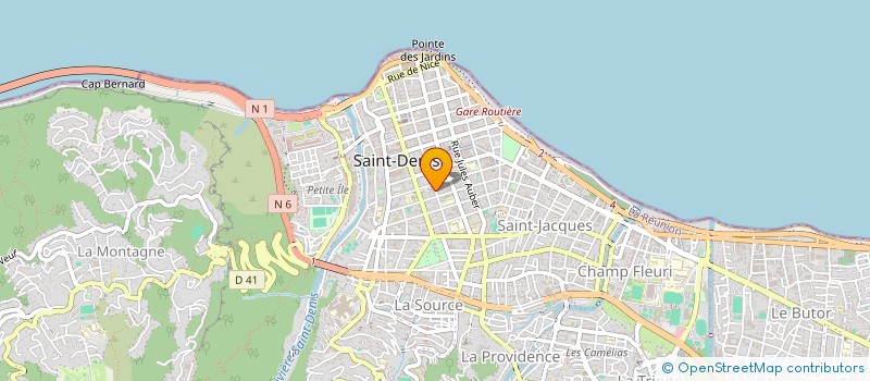 localisation de l'entreprise ASSOCIATION REUNIONNAISE DU NORD à SAINT-DENIS