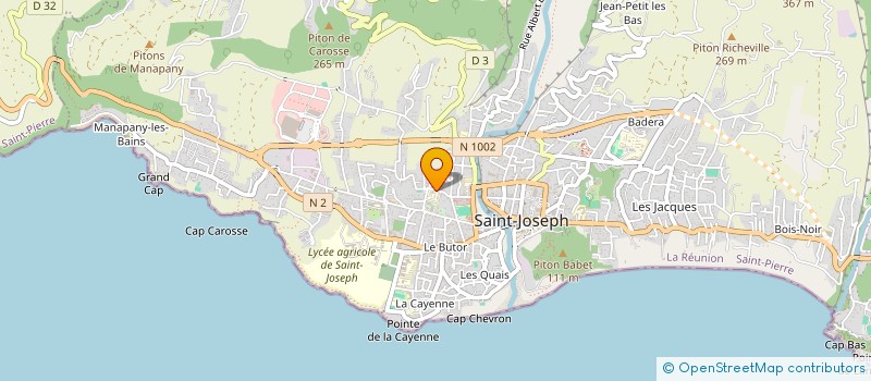 localisation de l'entreprise ASSOCIATION REUNIONNAISE GUIDANCE PARENTALITE à SAINT-JOSEPH