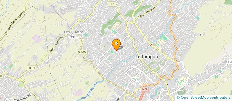 localisation de l'entreprise ASSOCIATION REUNIONNAISE LOISIRS MUSIQUES CHANTS  LE TAMPON