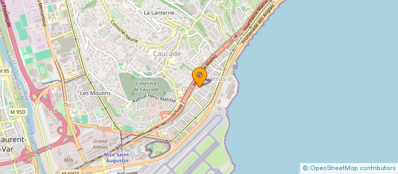 localisation de l'entreprise ASSOCIATION REUNIONNAISE NICE COTE D'AZUR  NICE