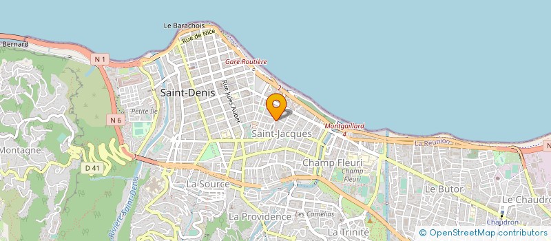 localisation de l'entreprise ASSOCIATION REUNIONNAISE POUR LA PREVENTION DES RISQUES LIES A LA SEXUALITE ET AUX HARCELEMENTS à SAINT-DENIS