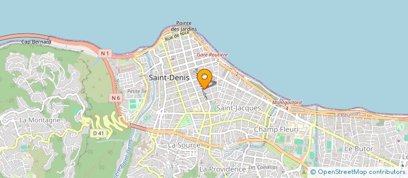 localisation de l'entreprise ASSOCIATION REUNIONNAISE POUR LA PROMOTION DE L'ART CONTEMPORAIN à SAINT-DENIS
