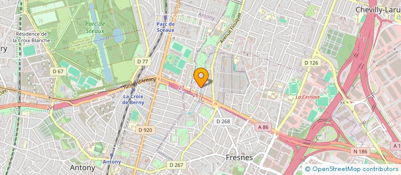 localisation de l'entreprise ASSOCIATION REUSSIR  FRESNES