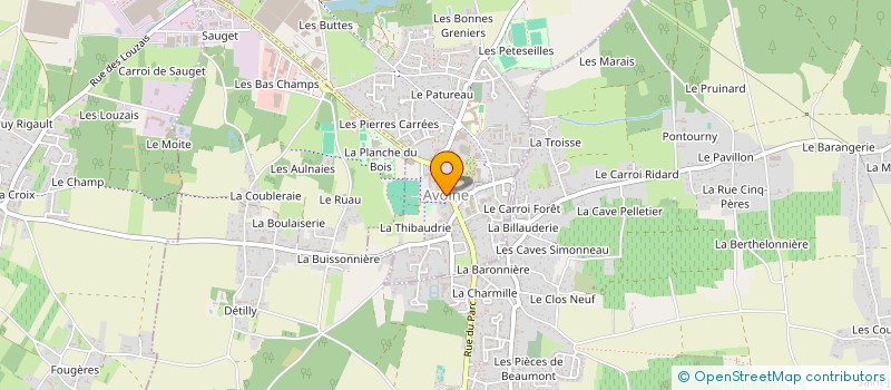 localisation de l'entreprise ASSOCIATION REUSSIR LE DEVELOPPEMENT ECONOMIQUE DU VERON à AVOINE