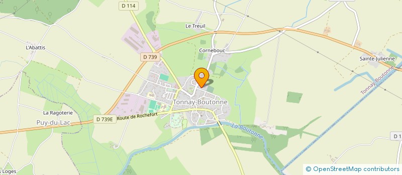 localisation de l'entreprise ASSOCIATION REV' A BORD  TONNAY-BOUTONNE