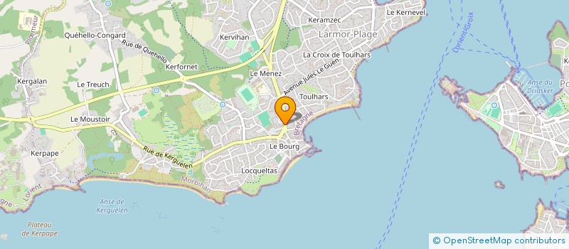 localisation de l'entreprise ASSOCIATION REV ORIENT  LARMOR-PLAGE