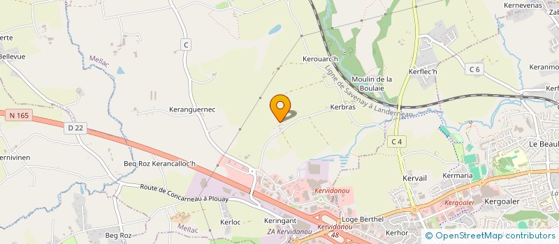 localisation de l'entreprise ASSOCIATION REVCO  MELLAC