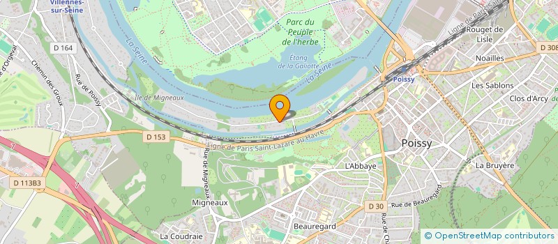 localisation de l'entreprise ASSOCIATION REVE A REALITE à POISSY