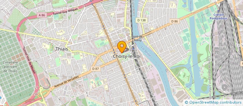 localisation de l'entreprise ASSOCIATION REVE ET PROTETS à CHOISY-LE-ROI