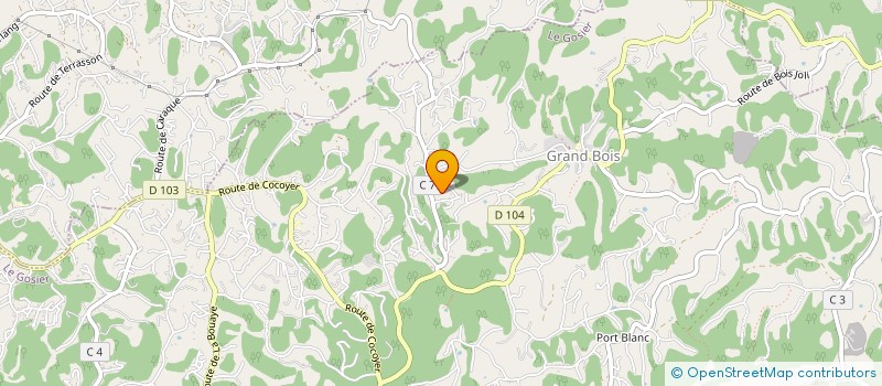 localisation de l'entreprise ASSOCIATION REVEIL DE GRAND-BOIS  LE GOSIER