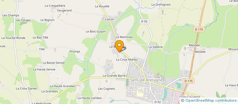 localisation de l'entreprise ASSOCIATION REVEILLON DE SENS DE BRETAGNE  SENS-DE-BRETAGNE