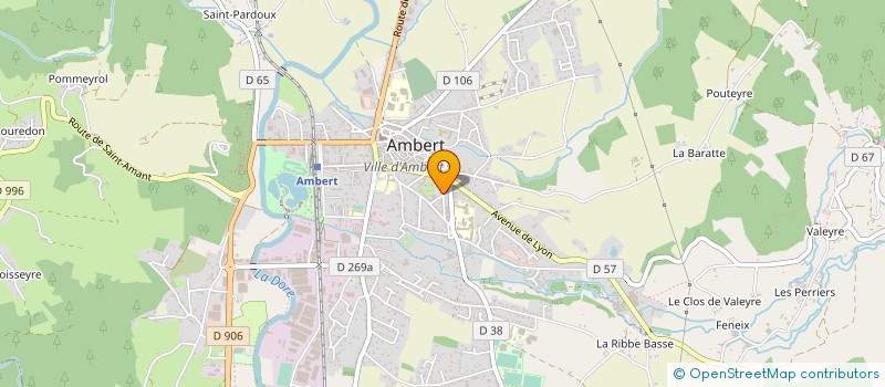 localisation de l'entreprise ASSOCIATION REVERB à AMBERT