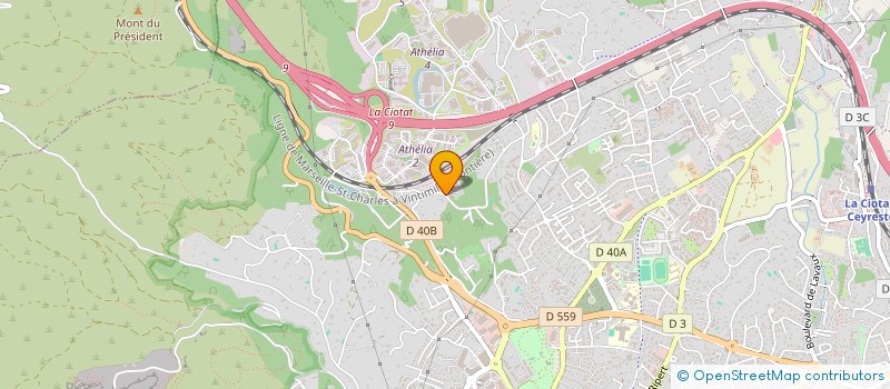 localisation de l'entreprise ASSOCIATION REVES DE COEUR  LA CIOTAT