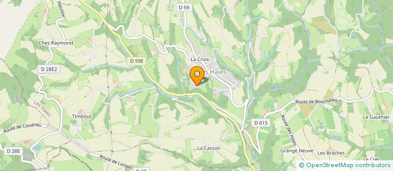 localisation de l'entreprise ASSOCIATION REVES OLYMPIQUES  LES HAIES