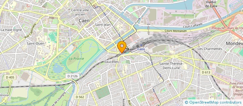 localisation de l'entreprise ASSOCIATION REVIVRE à CAEN