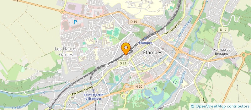 localisation de l'entreprise ASSOCIATION REVIVRE ESTA PAUL BESSON à ETAMPES
