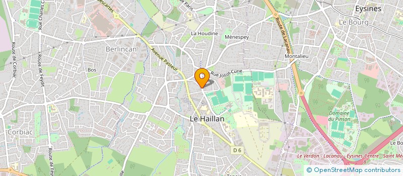 localisation de l'entreprise ASSOCIATION REVOLVER  LE HAILLAN