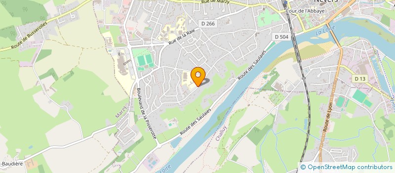 localisation de l'entreprise ASSOCIATION REVUE VOCATION à NEVERS
